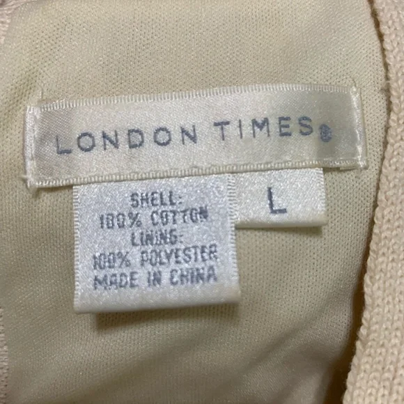 COPY - London Times knit A-lined dress - Picture 9 of 12